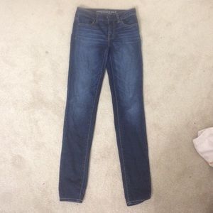 High-waisted American Eagle jeans