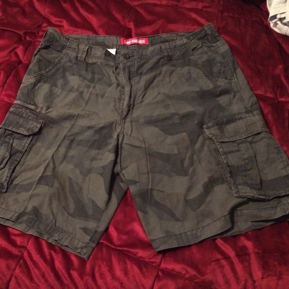 Lee dungaree cargo shorts