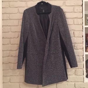 Plus size Lane Bryant dress coat b/w size 20