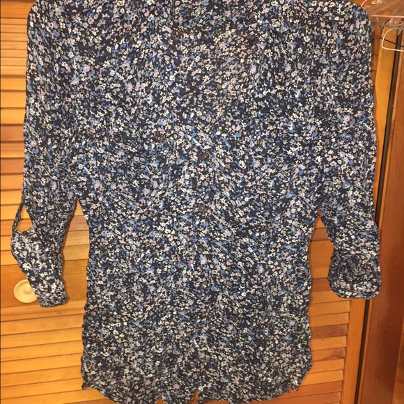Express Button Down With Flowers - image 2