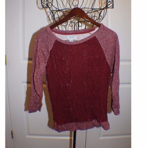 Lucky Brand three quarter length sleeved sweater