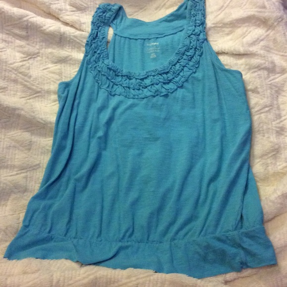 Bright blue tank lane Bryant 14/16 - Picture 1 of 3