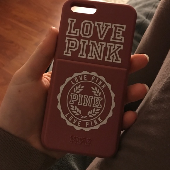iPhone 6 PINK phone case. With card holder