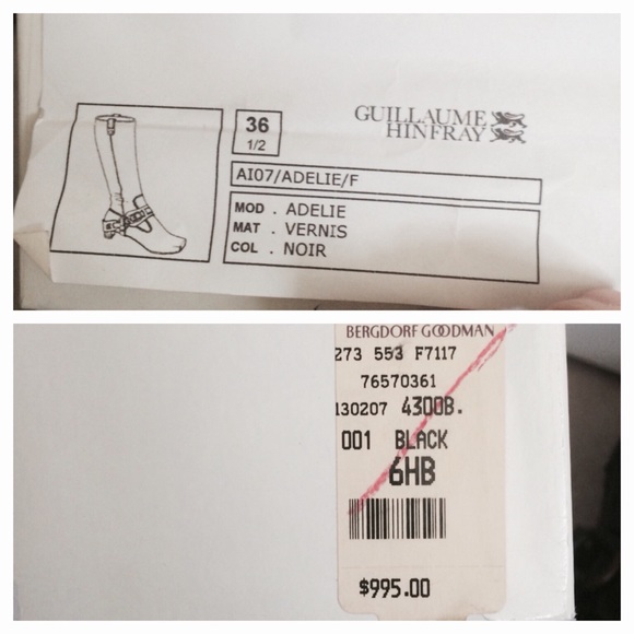 Guillaume Hinfray patent riding boots_size 6.5 - Picture 4 of 4