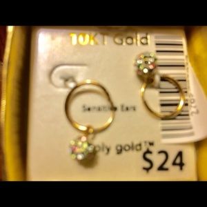 Simply Gold KIDS 10k earrings