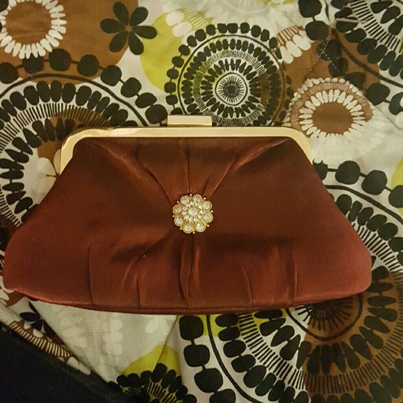 Burgundy purse