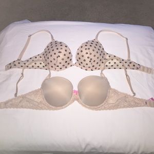 2 VS Pink Bra Set