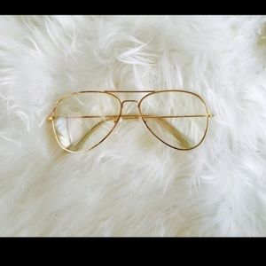 Gold Aviator Glasses