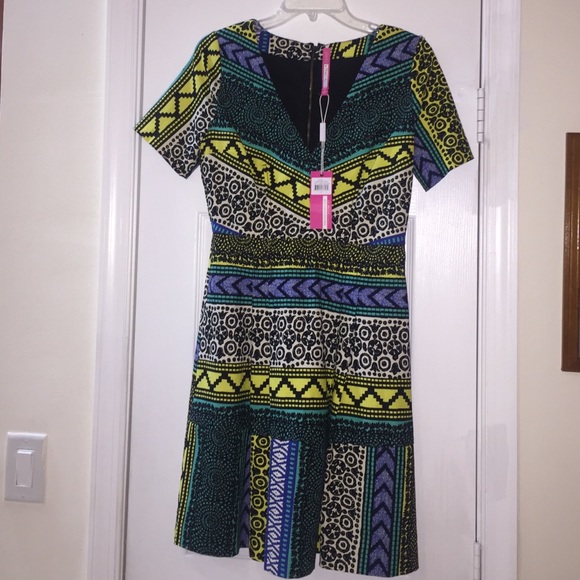 Anthropology patterned dress