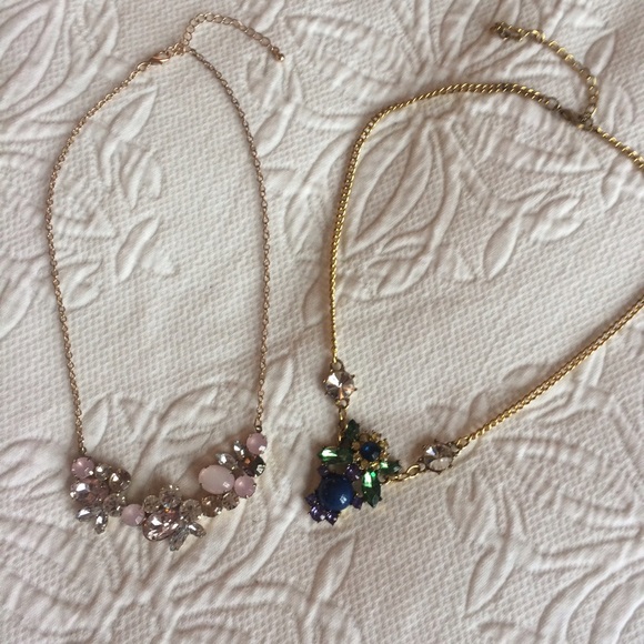 Two statement necklaces