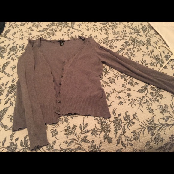 H&M gray cardigan