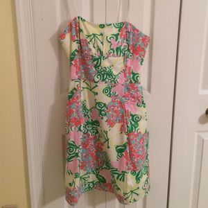 Lily Pulitzer strapless dress