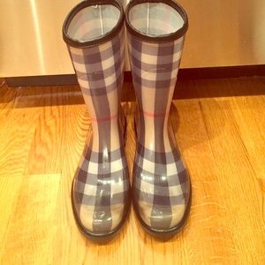 Authentic Burberry Rain Boots