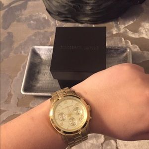 Gold Michael Kors Watch NEVER WORN on hold 1/15