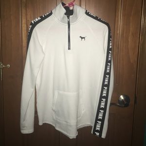 VICTORIAS SECRET PINK ZIP UP SWEATSHIRT