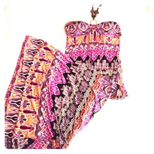 Bermuda Maxi halter dress