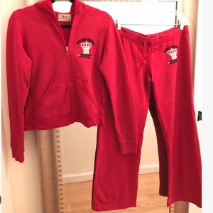 Juicy Couture Red Sweatsuit