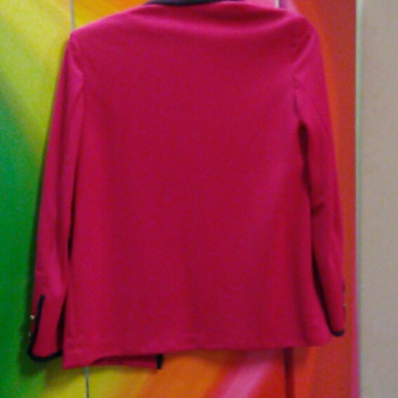 Givenchy Jackets & Coats 97 Womens Givenchy Hot Pink With Black