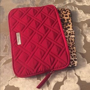 Red Padded Vera Bradley IPad Mini Case