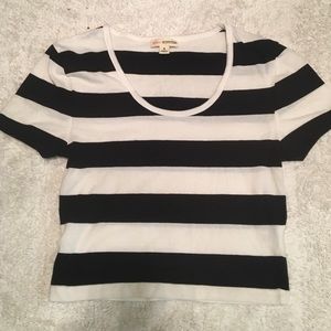 striped crop top