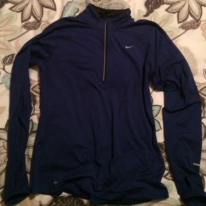 Blue Nike Dri-Fit Running Jacket