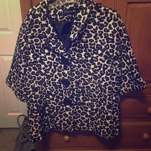 Forever 21 cheetah jacket
