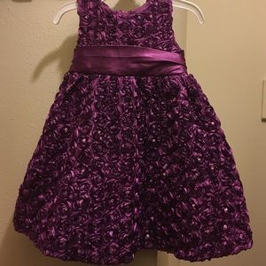 Purple party dress