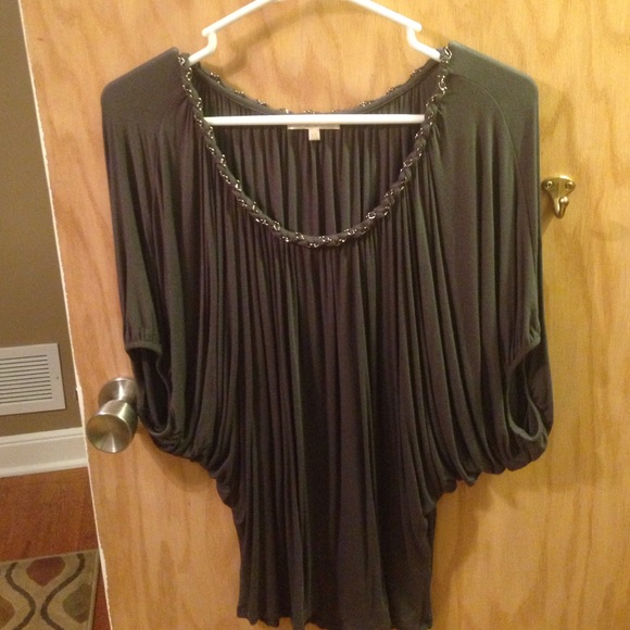 matty m Tops - Matty M grey chain top size XS