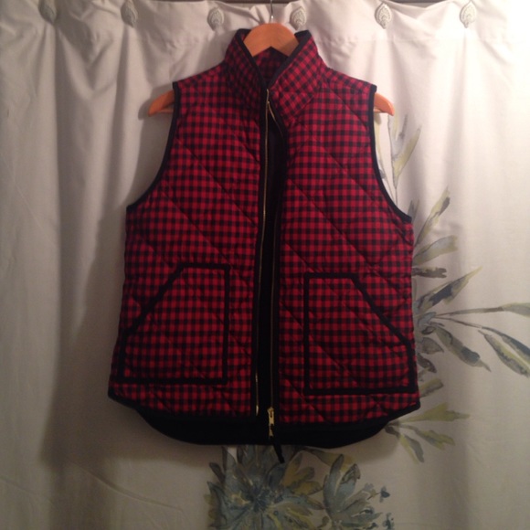 💯 J Crew Houndshooth Vest