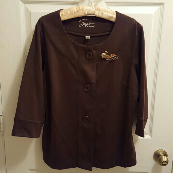 Soft by Avenue button up Cardigan size 14/16. - Picture 1 of 4