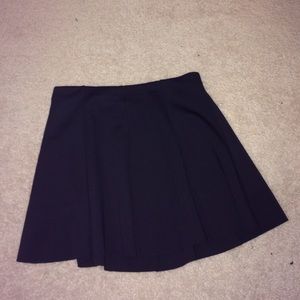 Black skater skirt