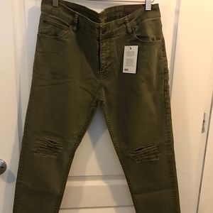 Men's Asos cropped jeans