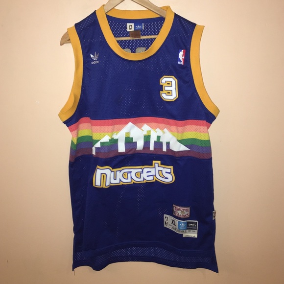 Vintage Allen Iverson Adidas Nuggets Jersey