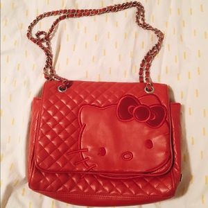 Hello Kitty Sanrio hand and shoulder bag.
