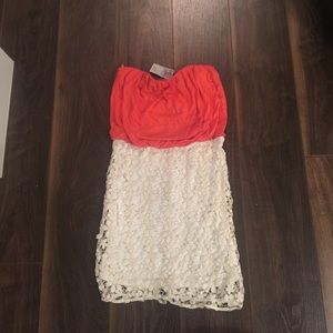 Summer strapless dress with tags!