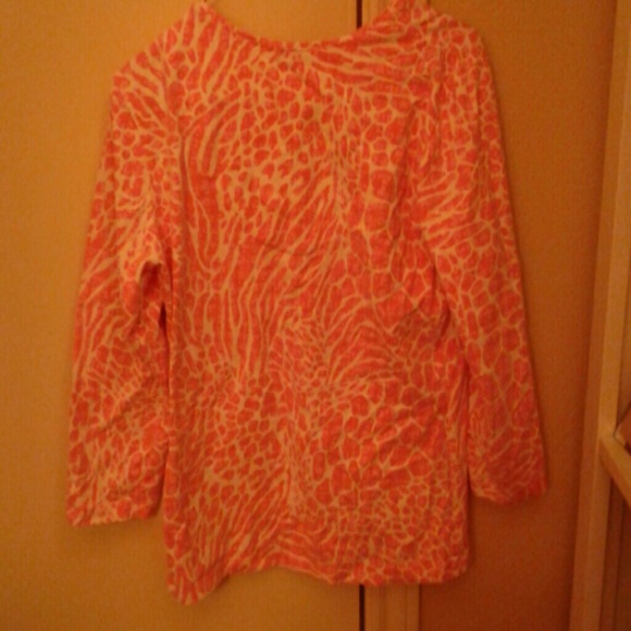 Pinkish Leopard print blouse by Ruby Rd. - Picture 3 of 3