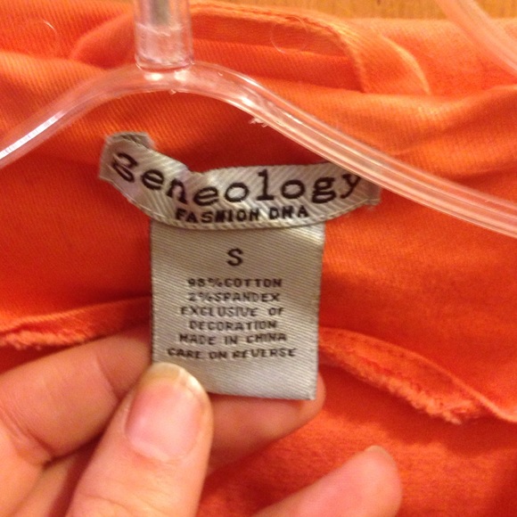 Orange mini trench Geneology size s - Picture 2 of 3