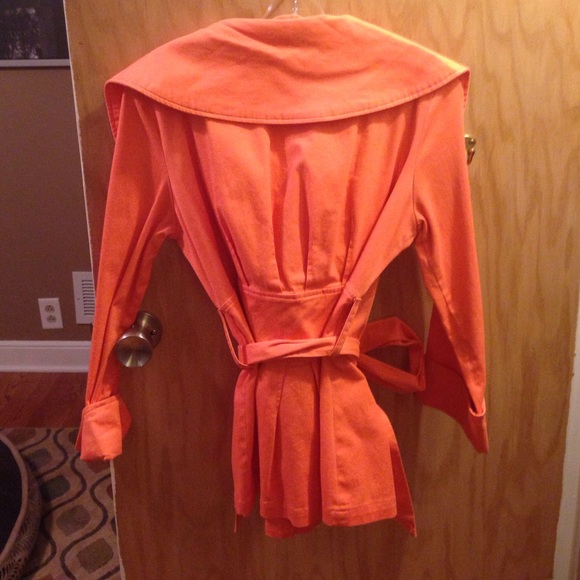 Orange mini trench Geneology size s - Picture 3 of 3