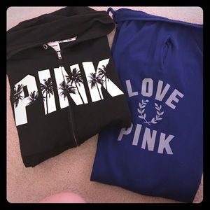 Pink Zip Up & Campus Pants