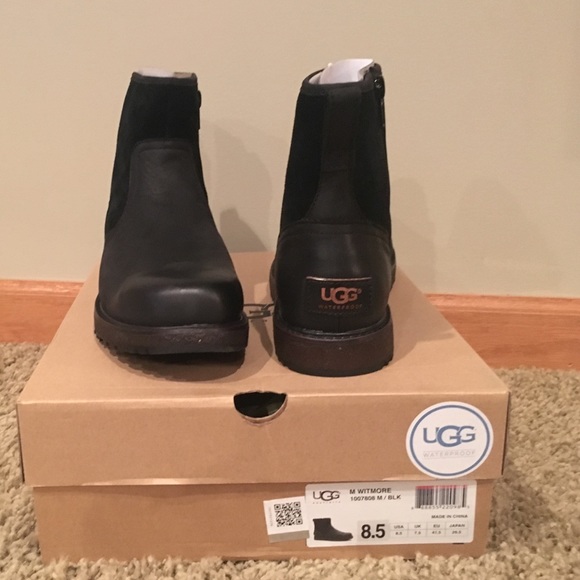 Men\'s Ugg Witmore Boots Black main image 4