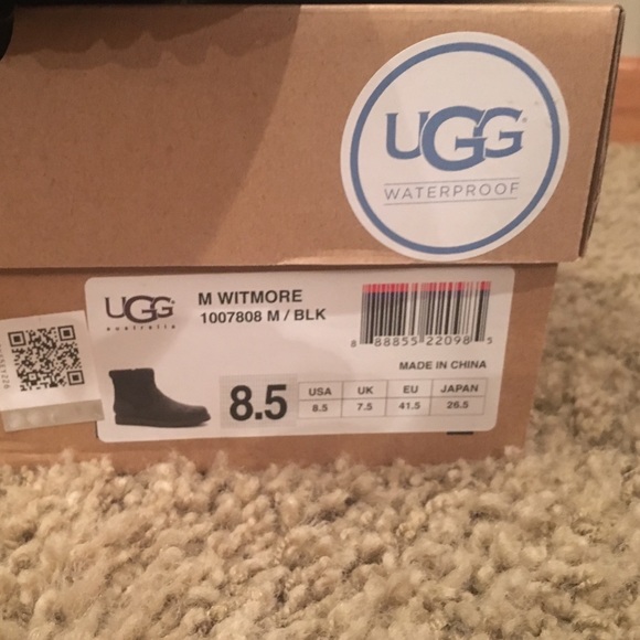Men\'s Ugg Witmore Boots Black