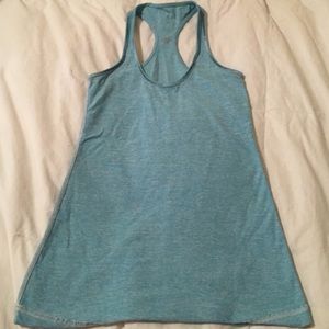 Lululemon 🍋 cool racerback tank in teal stripe!