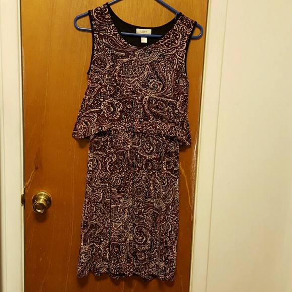 LOFT  sleeveless dress.