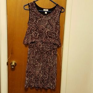 LOFT  sleeveless dress.