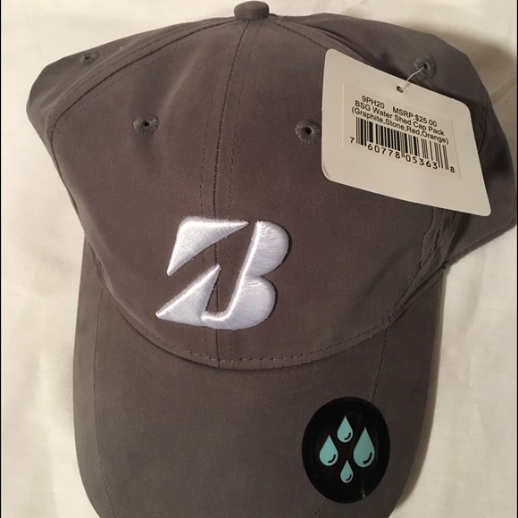 ‼️ SOLD ‼️ Bridgestone Graphite WaterShed Golf Hat - Picture 3 of 4