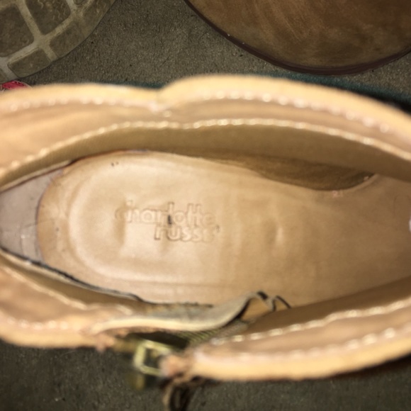 Charlotte Rouse Tan Booties - Picture 3 of 4