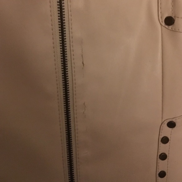 Beige Leather Like Jacket - image 4