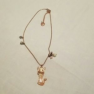 Betsey Johnson Kitty Necklace