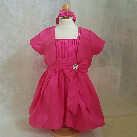Reduced NWT Formal Fushia Dress Toddler Girl