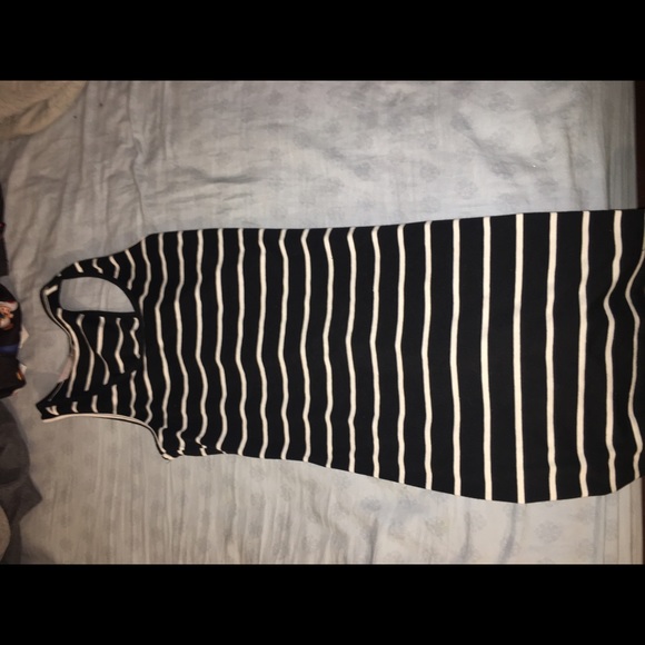 Black and white dress